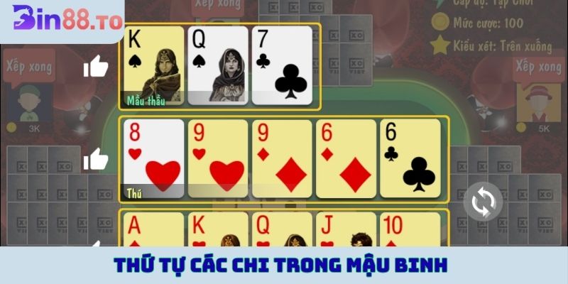 Trò chơi binh xập xám chia 3 chi rõ ràng